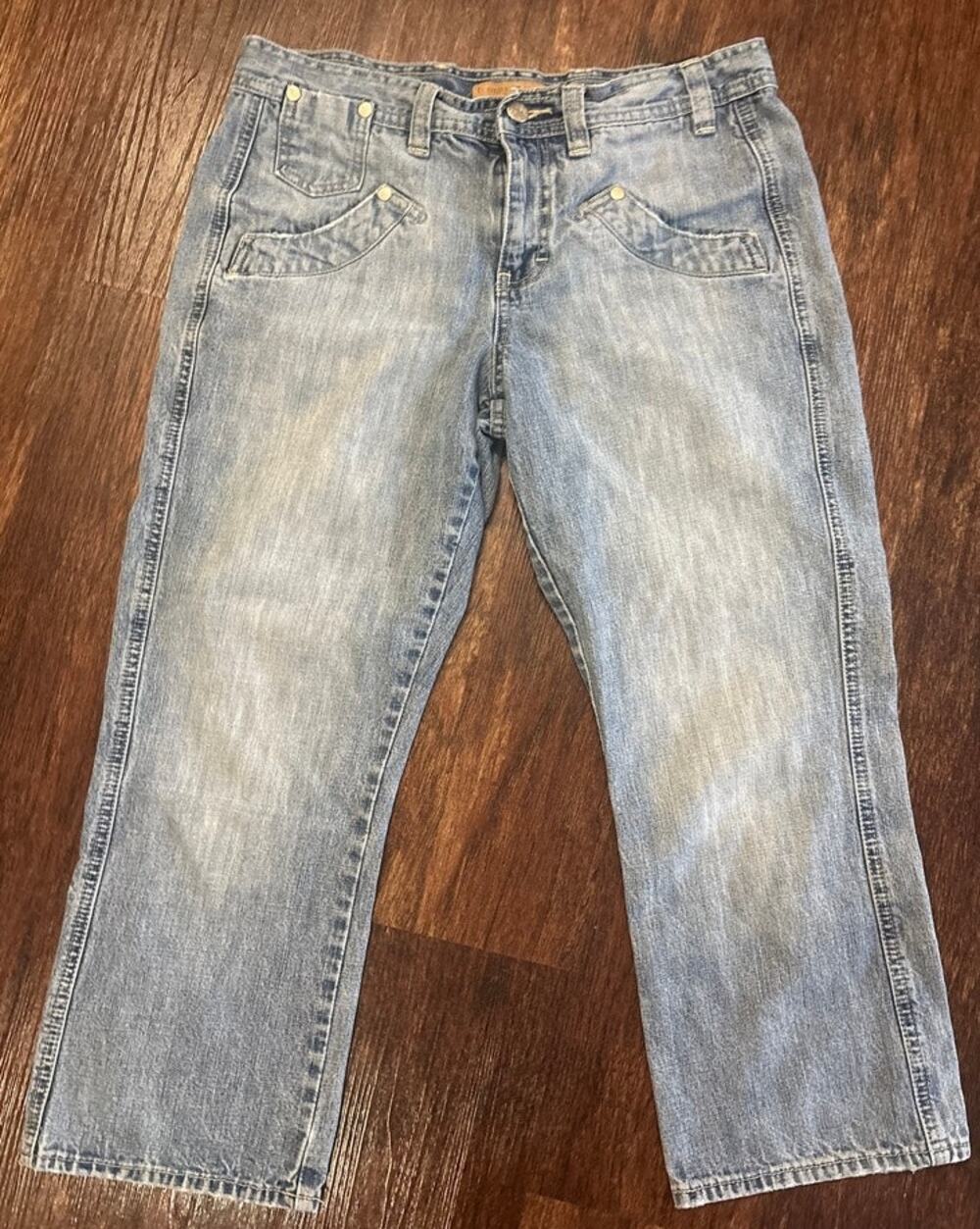 Vintage Tommy Jeans Girls Youth Denim Jeans Size 7 Medium Blue Wash